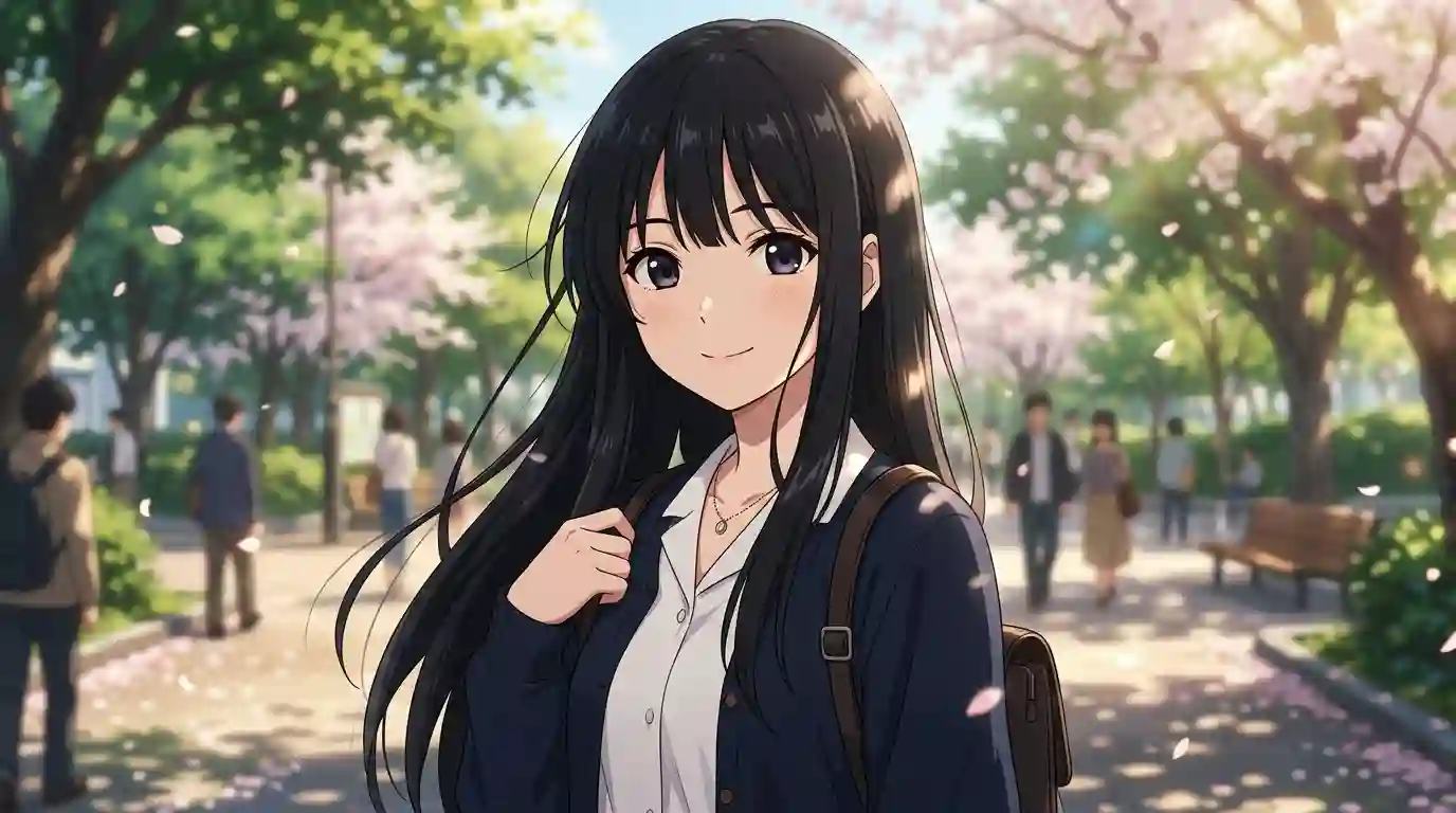 Anime-Girl-With-Black-Hair-1