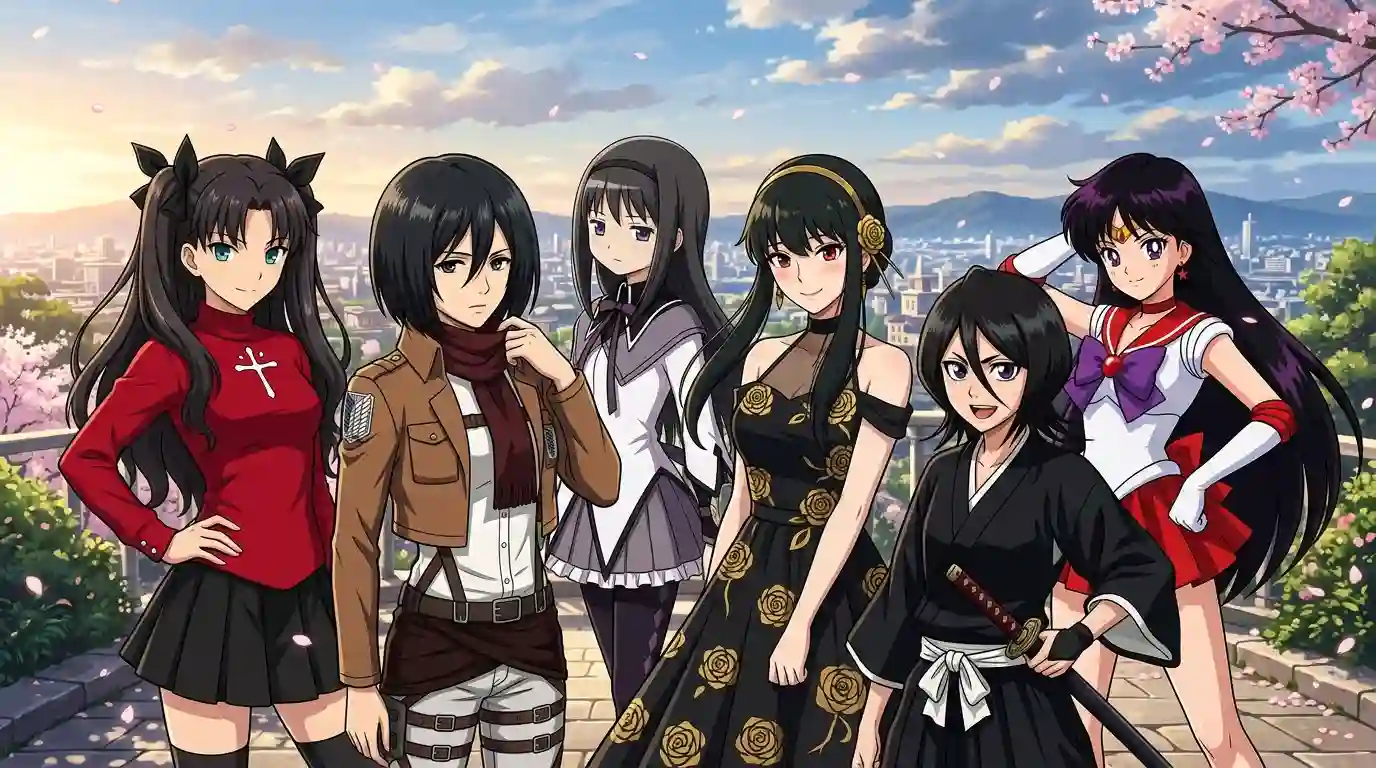 Famous-Black-Hair-Anime-Girls-1